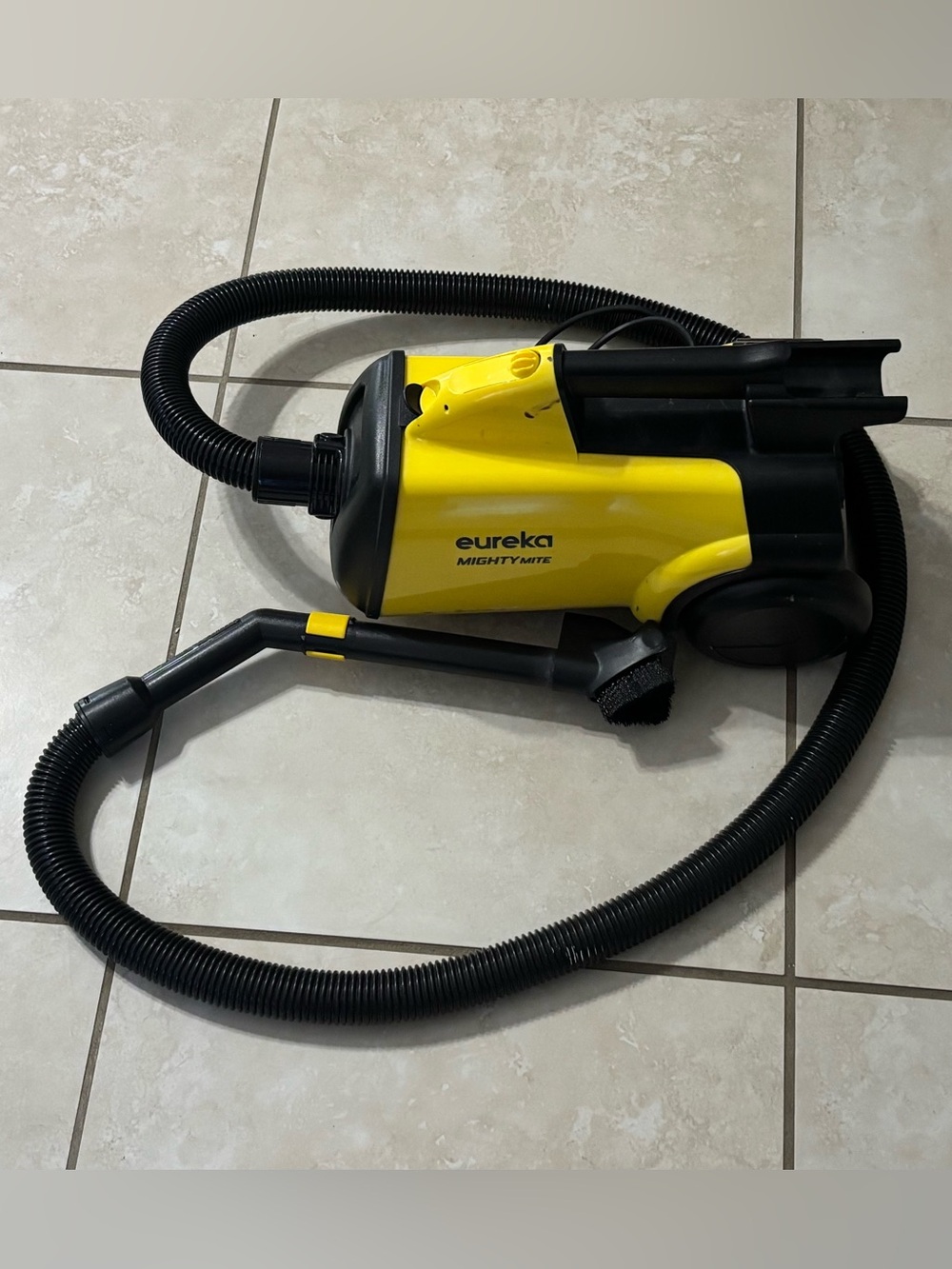 Eureka Mighty Mite Canister Vacuum - Yellow